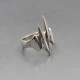 Silver Modernist Ring