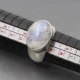Vintage Chunky Moonstone Silver Ring 