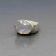 Vintage Chunky Moonstone Silver Ring 