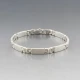 C L Edwards Silver Link Bracelet