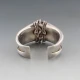 Jacques Moniquet Silver Cuff Bangle