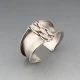 Jacques Moniquet Silver Cuff Bangle