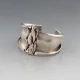 Vintage Jacques Moniquet Silver Bangle