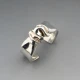 Jacques Moniquet Silver Cuff Bangle