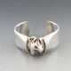 Jacques Moniquet Silver Cuff Bangle