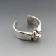 Jacques Moniquet Silver Cuff Bangle