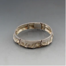 Matti J Hyvarinen Finland Sterling Silver Link Bracelet