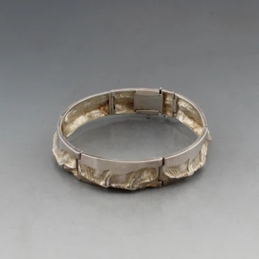 Matti J Hyvarinen Finland Sterling Silver Link Bracelet