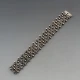 David Shackman and Sons Modernist Silver Bracelet