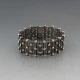 David Shackman and Sons Modernist Silver Bracelet