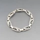 Eiler and Marloe 830 Silver Floral Bracelet