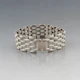 Designer JAM Silver Bar Link Bracelet