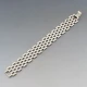 Designer JAM Silver Bar Link Bracelet