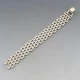 Designer JAM Silver Bar Link Bracelet