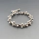 Vintage Silver Bobbly Mexico Bracelet