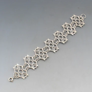 Designer LAW Modernist Silver Bracelet