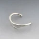 Vintage Bent Knudsen Silver Bangle 