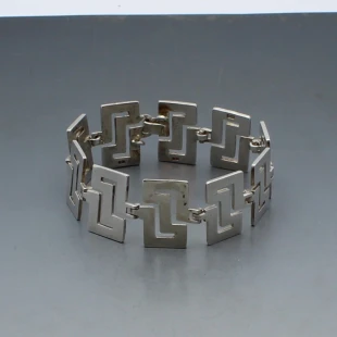 Hebridean Jewellery Silver Modernist Bracelet