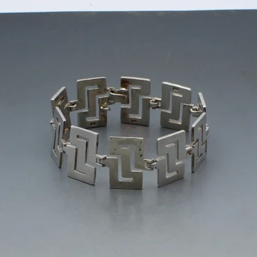 Hebridean Jewellery Silver Modernist Bracelet