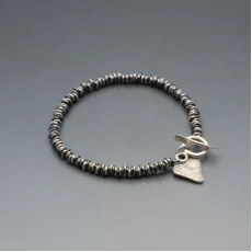 Hi Ho Silver  Bracelet with Heart Charm