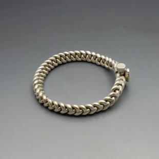 Solid Silver Rope Chain Bracelet - 73 Grams