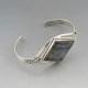 Labradorite  Sterling Silver Bangle