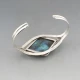 Labradorite  Sterling Silver Bangle