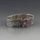  Celtic Art Industries Amethyst and silver Bangle