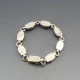 Black Onyx an Silver Mexico Bracelet