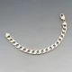 Silver Curb Chain Bracelet 8.5 Inches