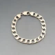 Vintage Silver Curb Chain Bracelet