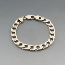 Silver Curb Chain Bracelet