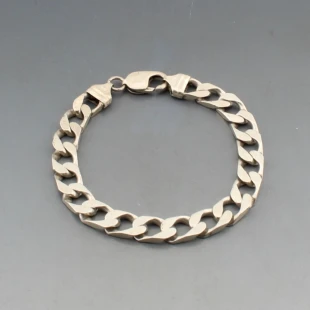 Silver Curb Chain Bracelet