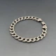 Silver Italy Curb Chain Bracelet