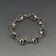 Silver Elephants Chain Bracelet