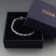 Elizabeth Taylor Silver Sapphire Tennis Bracelet 