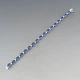 Elizabeth Taylor Silver Sapphire Tennis Bracelet 