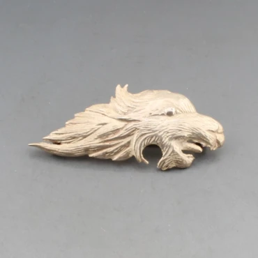 Rare Bernard Instone  Silver Wolf Brooch