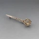 Ward Bros Citrine and Silver Kilt Pin