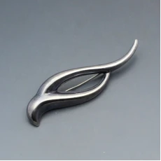 Jens J Aagaard Silver Modernist Brooch