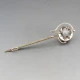 Sterling Silver and Crystal Kilt Pin