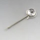 Sterling Silver and Crystal Kilt Pin