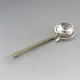 Sterling Silver and Crystal Kilt Pin