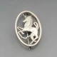 Geoffrey G Bellamy Unicorn Brooch