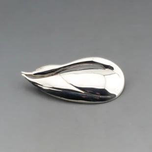 Graham Leishman Stewart Silver Swan Brooch 