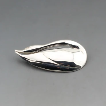 Graham Leishman Stewart Silver Swan Brooch 