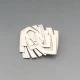 Hephaestus Modernist Silver Brooch