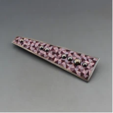 Maureen Edgar Enamel and Silver Brooch