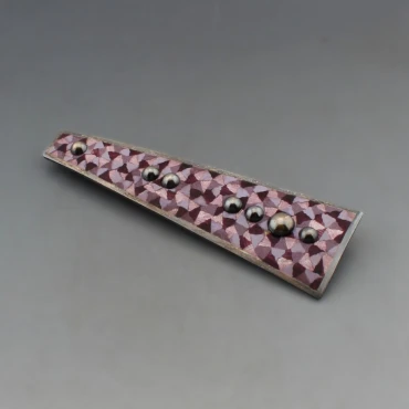 Maureen Edgar Enamel and Silver Brooch