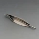 Eigil Jensen for Anton Michelsen Silver Brooch